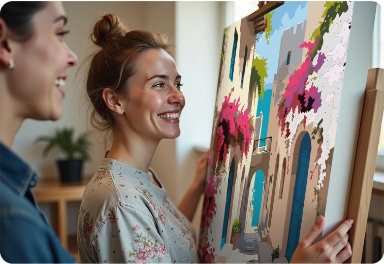 Esporrai facilmente l'opera finita