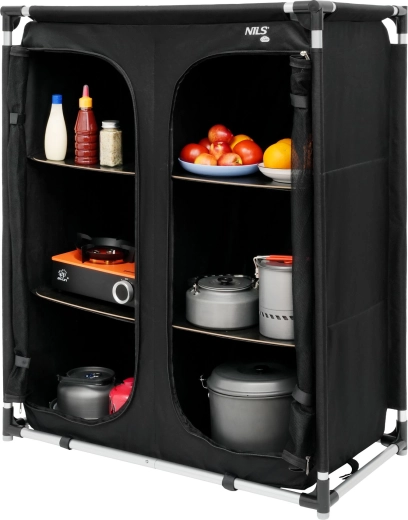 Tre livelli di spazio con ripiani rigidi