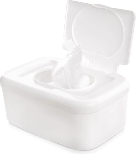 Bela posoda za vlažilne robčke