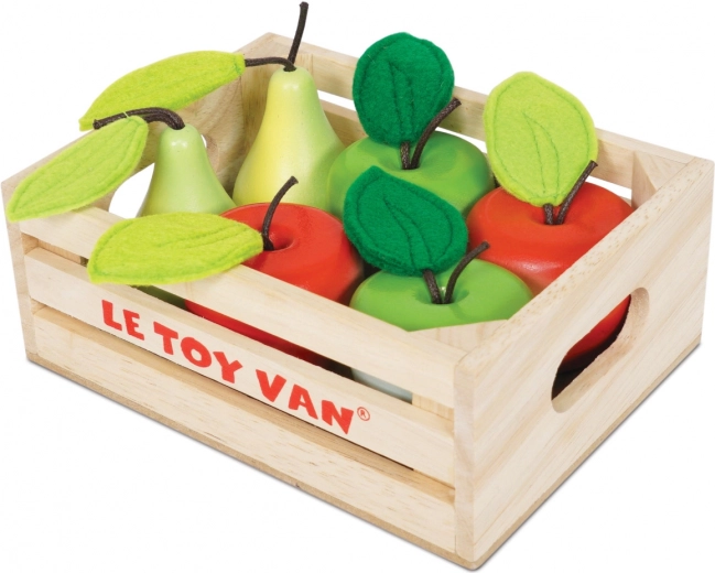 Le Toy Van cassetta di legno con mele e pere