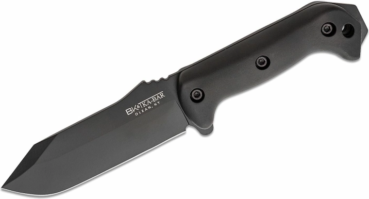 KA-BAR Becker Crewman Outdoor-Messer 14 cm, schwarz, Zytel, Nylon-Scheide