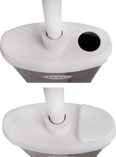 Integrated 2.7 l reservoir with precise dosing