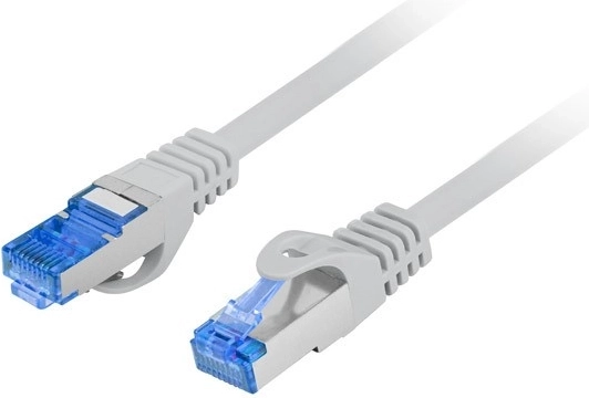 Cavo patch Cat 6A S/FTP, LSZH, 0,25 m, grigio