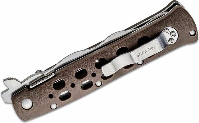 Lightweight, strong Zy-Ex handle with pocket clip