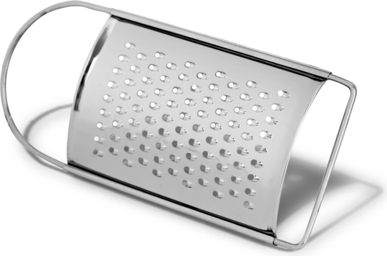 Mini grattugia piatta in acciaio inox a grana fine