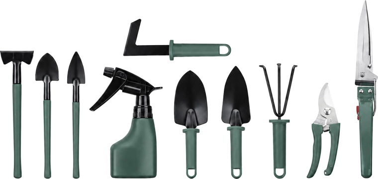 Dotazione base per i lavori di giardinaggio più comuni