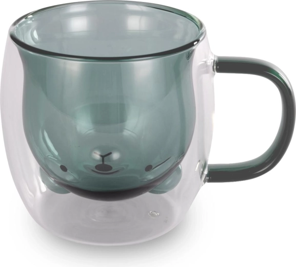 Set Lamart Bear di 2 bicchieri termici da 250 ml verdi