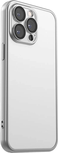 Custodia protettiva opaca Joyroom per iPhone 15 Pro (grigia)