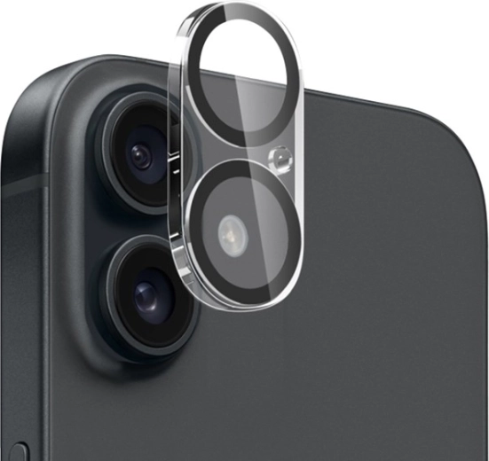 Verre de protection Crong Lens Shield pour iPhone 16 et iPhone 16 Plus
