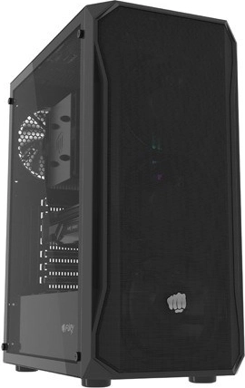 pc-behuizing fury shobo sh4f midi-tower met gehard glas zwart