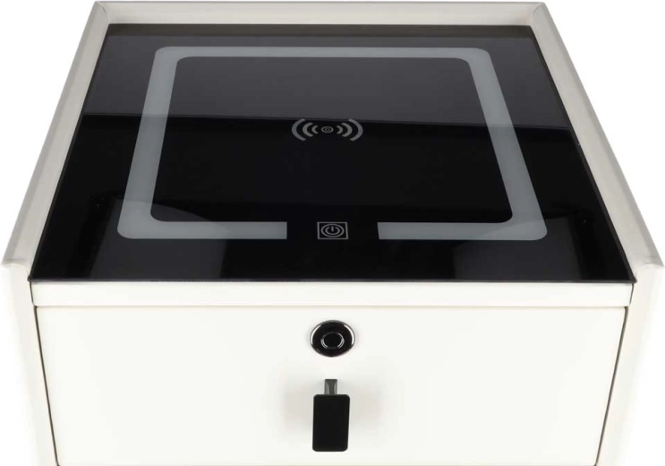 Drawer with fingerprint lock