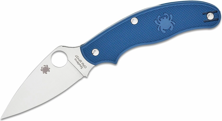 Zakmes SPYDERCO UK Penknife Cobalt Blue Lightweight, 7,5 cm, satijn, FRN