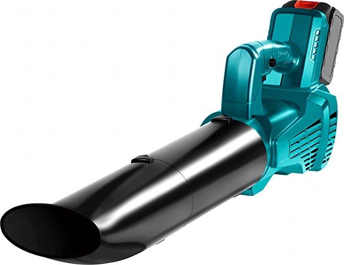 Batteridrevet løvblæser med 2 batterier