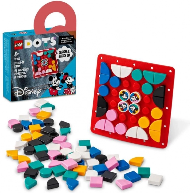 Lego Dots patch Mickey and Minnie