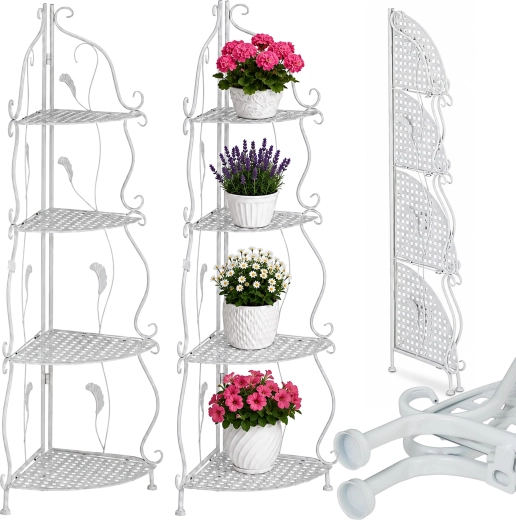 Quattro livelli per fiori e decorazioni