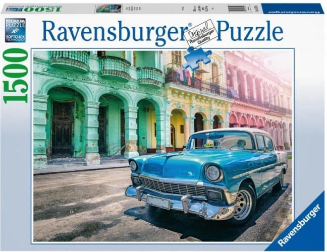 2D Puzzle 1500 Pieces – Cars in Cuba
