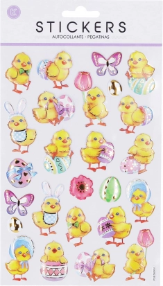 Easter Chick Stickers