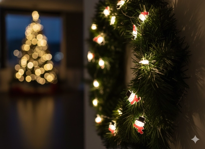 Warm white light for a cozy atmosphere