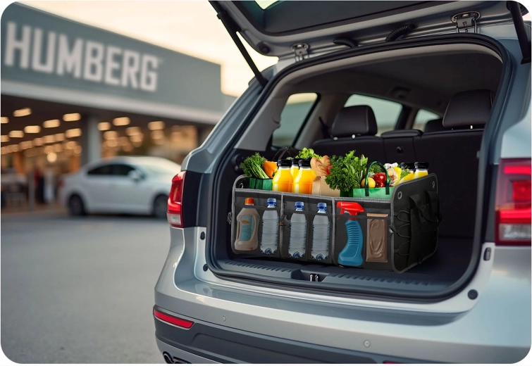 Massima stabilità nel bagagliaio