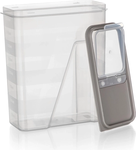 Versement facile grâce au couvercle flip-top