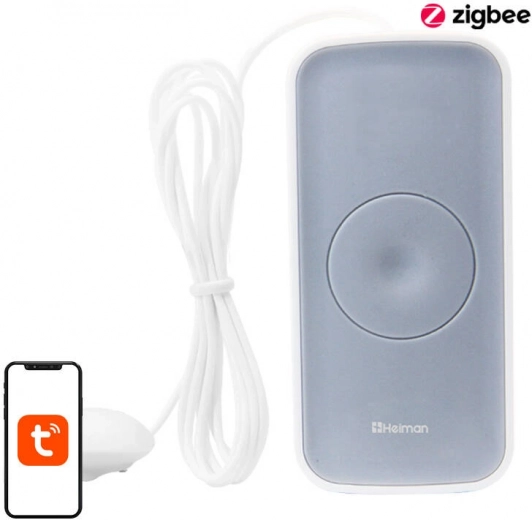 Inteligentný senzor úniku vody HEIMAN HS1WL‑E Zigbee Tuya