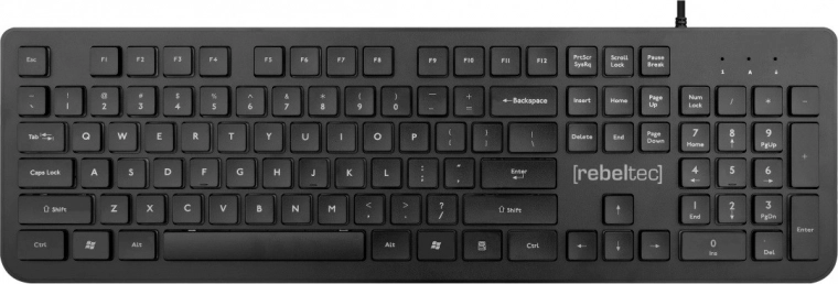 Pełnowymiarowa klawiatura USB Spiro