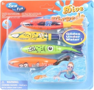 Underwater diving rockets for kids – set of 4