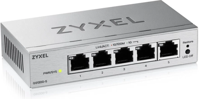 5-port Gigabit Web-Managed Switch GS1200v3
