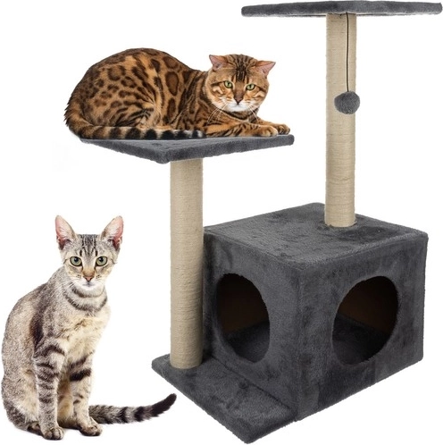 Purlov Cat Scratching Post 71 cm, Grey