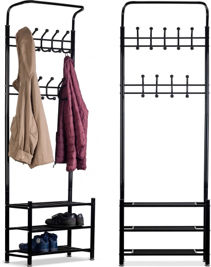 Garment Rack with Shelves ModernHome