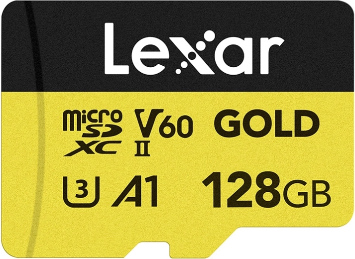 Lexar Gold microSDXC 128 GB hukommelseskort