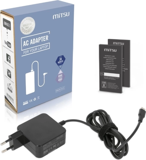 Alimentatore Mitsu per notebook 45 W USB-C Power Delivery
