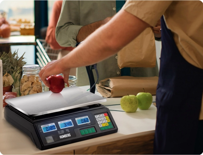 Dvojitý displej pro obsluhu i zákazníka