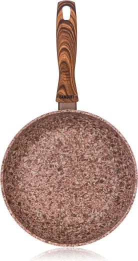 Double-layer non-stick “stone” surface