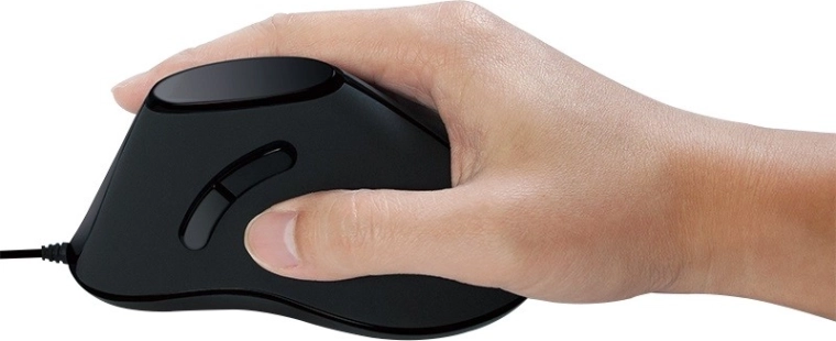 Ergonomia verticale per una presa più confortevole