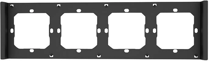 Cadre élégant pour commutateur quadruple Sonoff M5 80 (gris/noir)