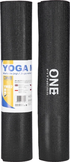 ONE Fitness YM02 Yoga Mat Black