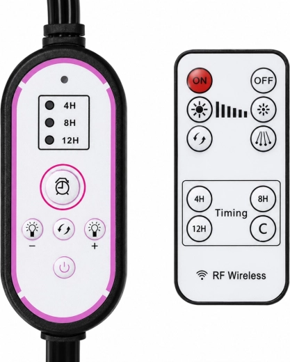 Commande pratique : télécommande, commande filaire et minuterie