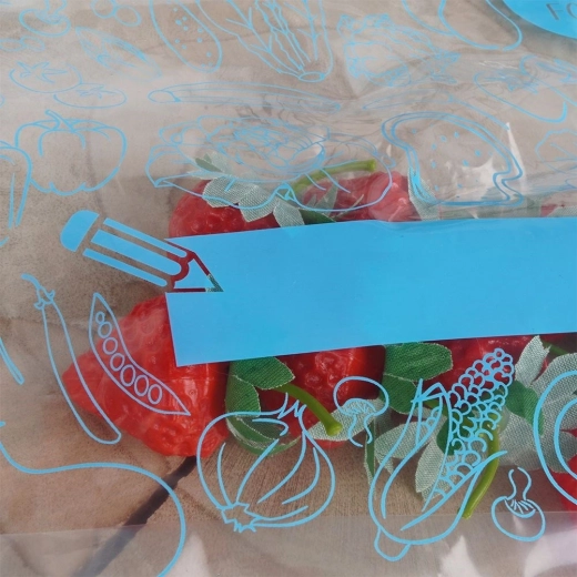 Contenuto visibile e spazio per l’etichetta