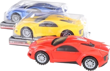 Friction-powered passenger car – plastic
