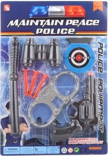 Policijski set za djecu s dodacima