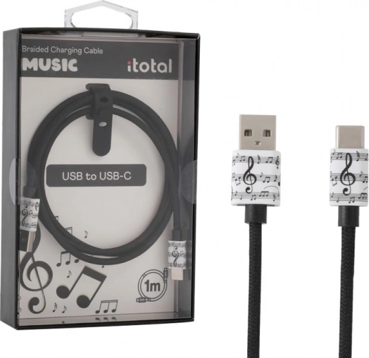 Cavo di ricarica USB‑C con motivo musicale
