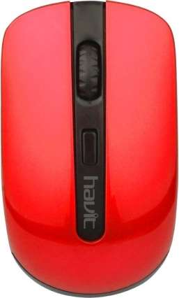 Mouse wireless Havit rossa e nera