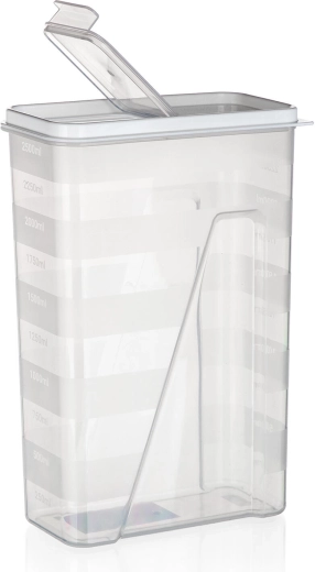 Couvercle doseur pour un versement propre et précis