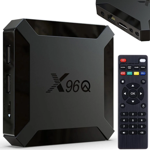 Multimedijski predvajalnik smart TV box z Androidom in daljinskim upravljalnikom