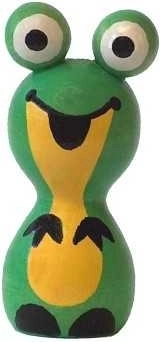 Detoa wooden magnetic frog