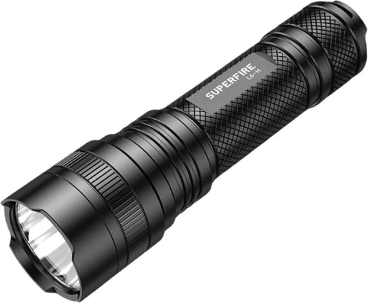 SUPERFIRE L6‑H Flashlight 750 lm with USB‑C and 5 modes