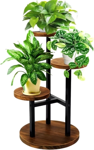 Triple Round Plant Stand Renew Force