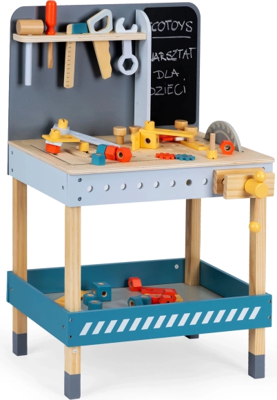 ECOTOYS fa szerszámpad gyerekeknek
