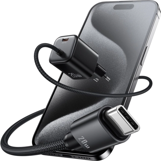 Integrovaný opletený USB‑C kabel pro každodenní použití